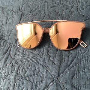 Cici Vision Mirrored Cat Eye Sunglasses